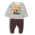 Set tricou cu maneca lunga si pantaloni Minoti Leaf