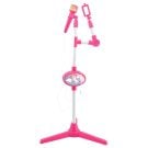 Microfon Lexibook, cu stativ, selfie stick si efecte luminoase, Unicorn