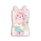 Paturica si jucarie pentru bebelusi Minoti Bunny, Multicolor