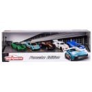 Set 5 masini metalice, Majorette, Porsche Edition