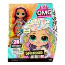 Papusa LOL Surprise OMG cu 20 de surprize, Series 6, Sketches, 581857EUC