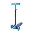 Trotineta cu 3 roti, lumini, pliabila, Lorelli Yuppee, Blue Military