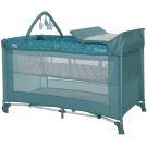Patut pliabil Lorelli Torino Plus, 2 nivele, cu accesorii, Arctic Floral