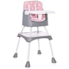 Scaun de masa convertibil 3 in 1, inalt, Lorelli Trick, Pink Bears