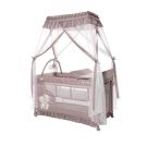 Patut pliabil stil baldachin, Lorelli, Magic Sleep, cu accesorii, String Hug
