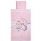 Set lenjerie pat 4 piese bumbac Ranforce, Lorelli, Butterflies Pink