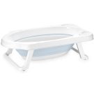 Cadita pliabila pentru bebelusi, 82 cm, cu dop de scurgere, Lorelli, Nordic Blue
