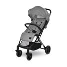 Carucior pentru nou-nascut, Lorelli Ribera, tip troler, dimensiuni compatibile avion, Grey Icy