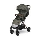 Carucior pentru nou-nascut, Lorelli Ribera, tip troler, dimensiuni compatibile avion, Green Aspen