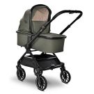 Carucior 3 in 1, Lorelli Reya, maner reversibil, pana la 22 kg, Green