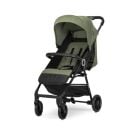 Carucior pentru nou-nascut, Lorelli Noir, sistem de pliere cu o singura mana, pana la 22 kg, Green