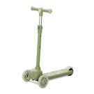Trotineta, Lorelli Jetster, pana la 20 kg, maner reglabil 3 eozitii, roti cu leduri colorate, frana de picior, Green