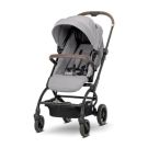 Carucior pentru nou-nascut, Lorelli Makaya, cu scaun rotativ 360 grade, cadru din aluminiu, pana la 22 kg, Grey