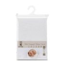 Protectie impermeabila saltea bebe, tip cearsaf cu elastic, Lorelli, 60 x 120 + 20 cm, Alb