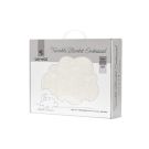 Paturica pentru bebelusi, Lorelli Twinkle, material moale, model decorativ in relief, 80 x 110 cm, Beige