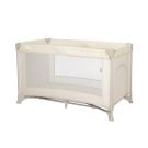 Patut pliabil, Lorelli Torino, 1 nivel, cu saltea inclusa si usa laterala cu fermoar, Beige