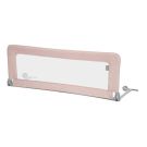 Bariera protectie pat, Lorelli Safety Night, reglabila, 127 cm, Pink