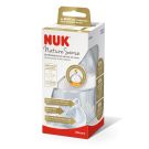 Biberon Nuk Nature Sense, 150ml, tetina silicon , 0-6 luni