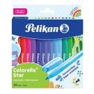 Set 24 carioci cu sablon inclus, Pelikan, Colorella Star C302