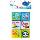 Jucarie bebelusi BamBam, Set 6 blocuri moi