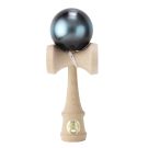 Jucarie de indemanare, din lemn, Ozora, Kendama, Albastru Galaxy, 18 cm