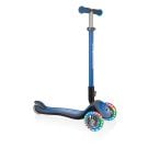 Trotineta pliabila, Globber, Elite Deluxe Lights, Albastru
