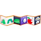 Jucarie textila Tiny Very Hungry Caterpillar, Rainbow Designs, cu doua fete