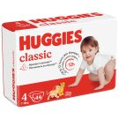 Scutece Huggies, Classic Jumbo, Nr 4, 7-18 kg, 44 buc