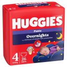 Scutece Huggies, Pants Overnights, Nr 4, 9-14 kg, 26 buc