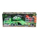 Transportor cu elicopter si dinozaur, Teamsterz, cu lumini si sunete
