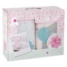 Set de pat 2 piese, Cuddleco, pentru bebelusi, Comfi-Dreams, Lovebirds, 843022