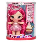 Papusa Yummiland, Large Doll and Lipgloss Pet, Bianca Bubblegum, 120735EUC
