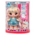 Papusa Yummiland, Large Doll and Lipgloss Pet, Callie Birthday Cake, 120742EUC
