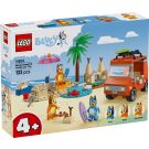 LEGO® Bluey - Calatoria familiei lui Blue cu masina la plaja (11202)