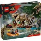 LEGO® Jurassic World - Evadare pe rau din calea lui T. Rex (76975)