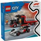 LEGO® City - Camion de prezentare F1 cu masina de curse Audi F1 (60493)