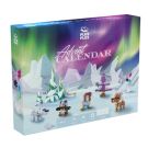 Set constructie, Calendar Advent, Plus-Plus, Mos Craciun si Aurora Boreala