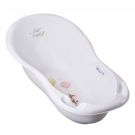 Cadita de plastic pentru bebelusi, Tega Baby Forest, 102 cm, Gri