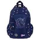 Ghiozdan cu 3 compartimente, St Majewski, St.Right Unicorn Glow, 39 cm