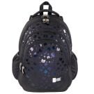 Ghiozdan cu 4 compartimente, St Majewski, St.Right Black Cats, 42 cm, Negru