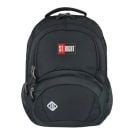 Ghiozdan cu 4 compartimente, St Majewski, St. Right St. Black, 42 cm