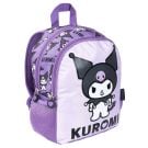 Ghiozdan gradinita cu 2 compartimente, St Majewski, Kuromi Violet, 30 cm