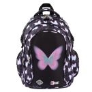 Ghiozdan cu 4 compartimente, St Majewski, St. Right Pastel Butterfly, 43 cm