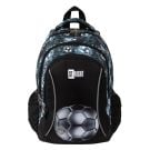 Ghiozdan cu 3 compartimente, St Majewski, St.Right Silver Goal, 39 cm