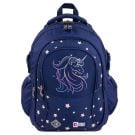 Ghiozdan cu 4 compartimente, St Majewski, St. Right Unicorn Glow, 43 cm