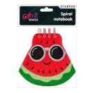 Caiet cu spirala, Starpak, Watermelon, 14.5 x 13 cm