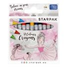 Set creioane cerate Starpak, Balerina, 12 culori