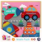 Puzzle de lemn, BamBam, Vehicule