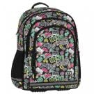 Ghiozdan pentru scoala cu un compartiment si buzunare frontale, Starpak, Cool School