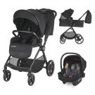 Carucior modular 3 in 1, Coccolle Lissia Anthracite si scoica auto Isize Knox Anthracite